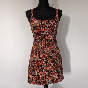 Target Women's Cord Fitted Pinafore Dress - Wild Fable™ Pink Floral XS